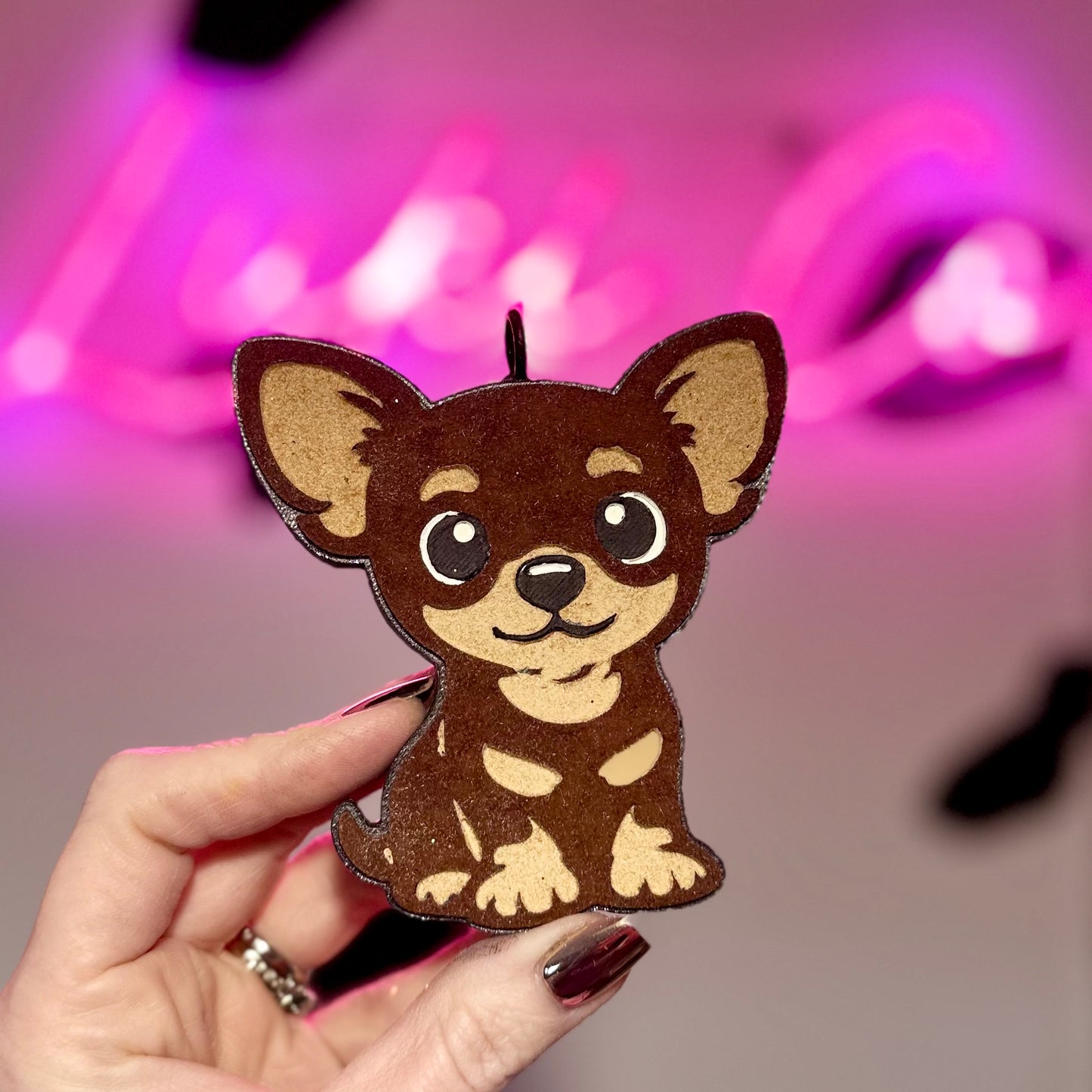 Chihuahua (Brown/Tan) Car Freshie