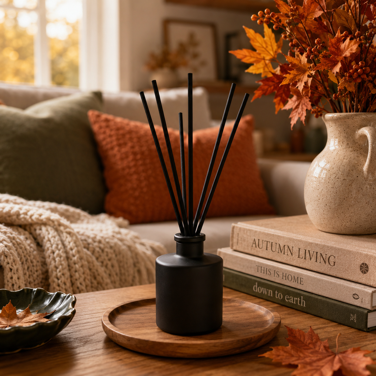 Fall Black Reed Diffuser 5oz.