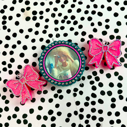 Bows With Stones Vent Clip Car Freshies