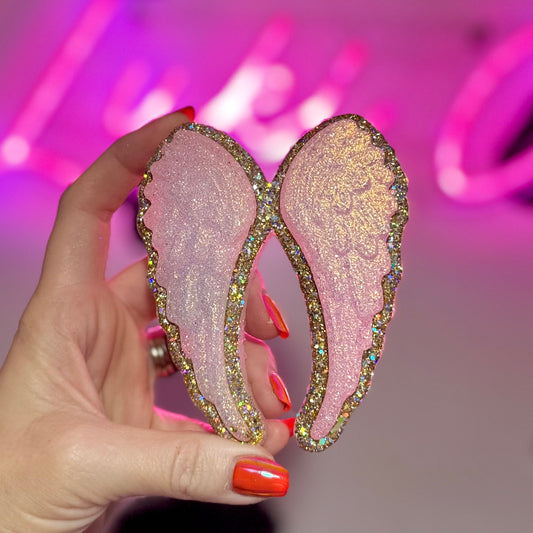 3D Angel Wings - Gold - Car Freshie