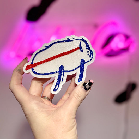 Josh Allen’s Drawing of Buffalo Bills Football Car Freshie