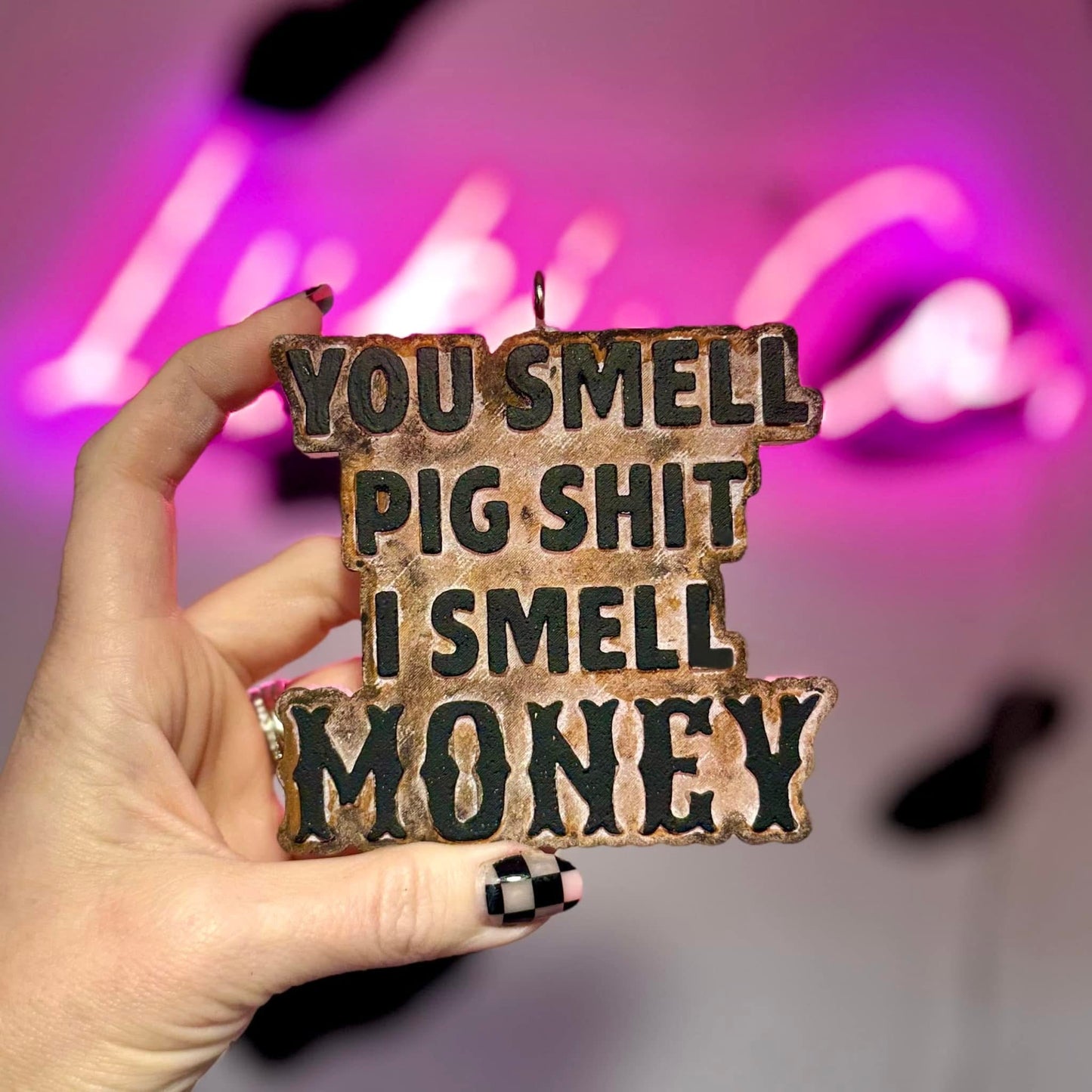 Smells Like Pig Car Freshie