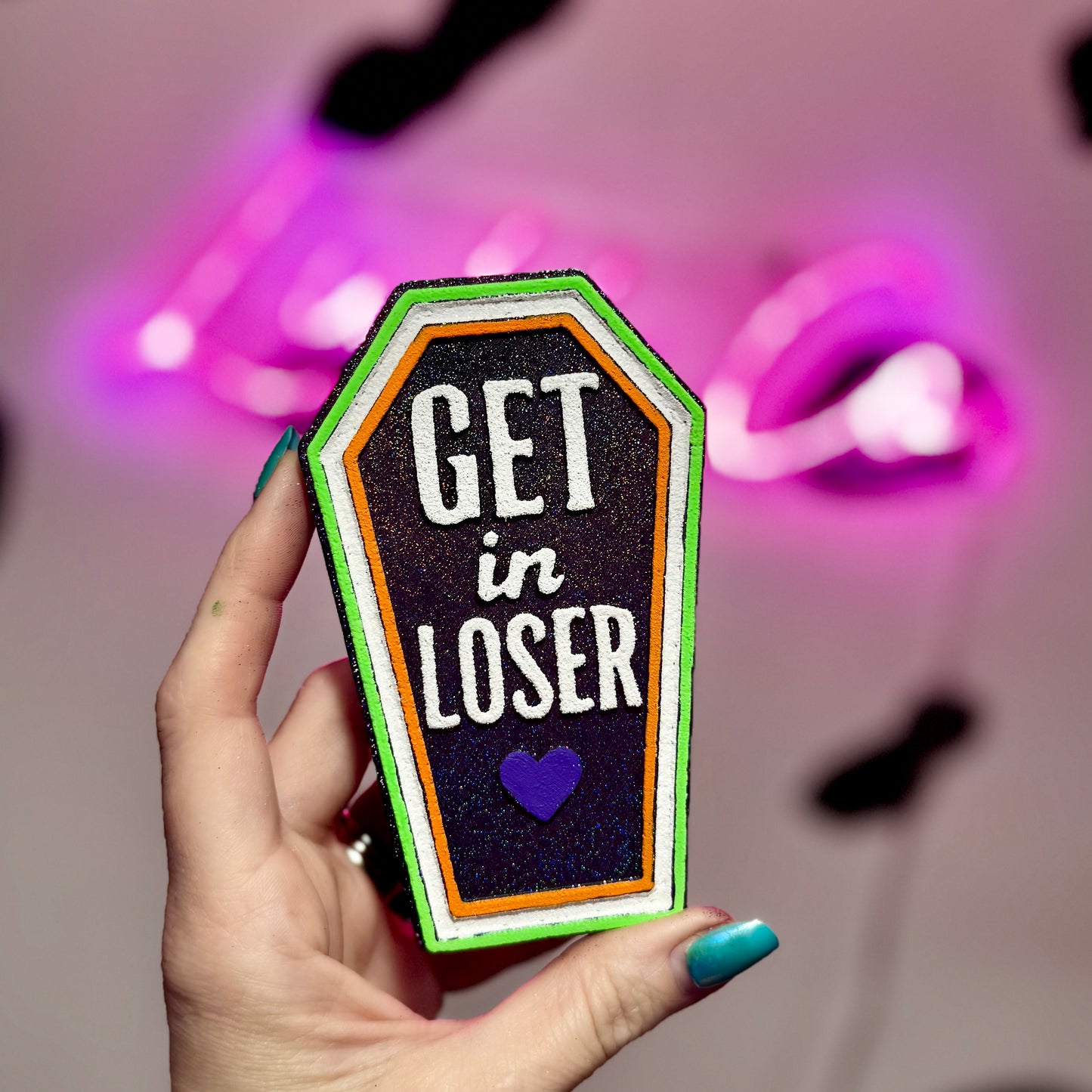 Get In Loser (Coffin)- Car Freshie