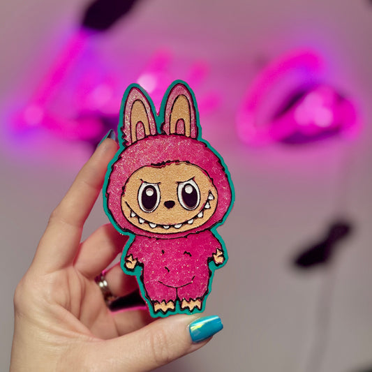 Labubu Monster Pink - Car Freshie