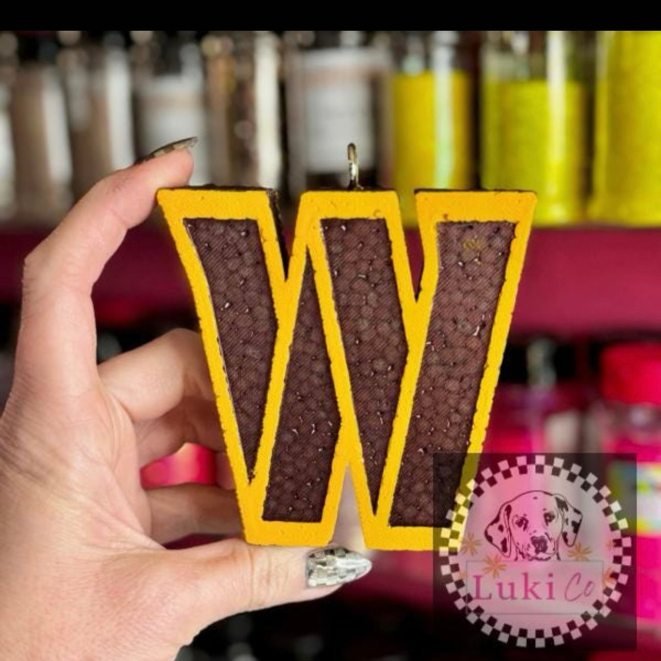 Washington Commanders Football Car Freshie