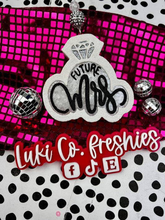 Future Mrs Ring Bride Car Freshie