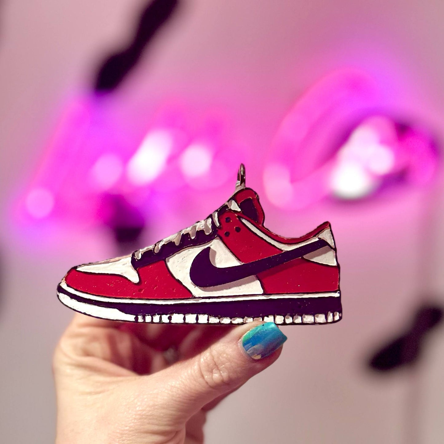 Red Low Top Sneaker - Car Freshie