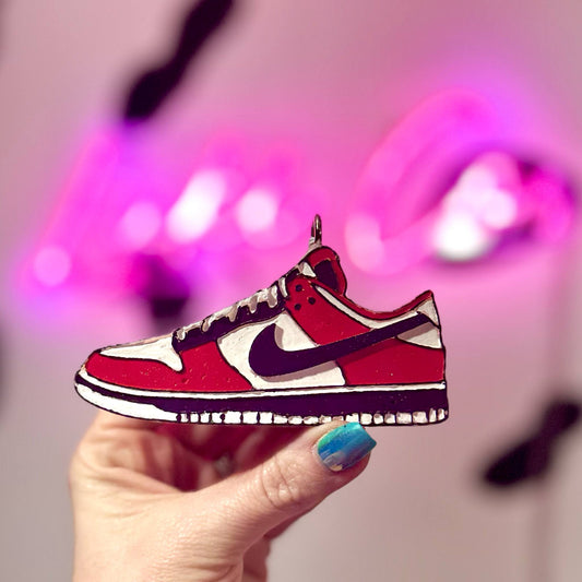 Red Low Top Sneaker - Car Freshie