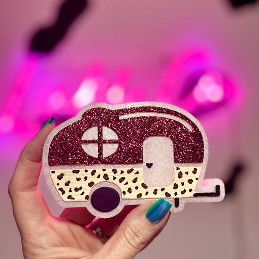Cheetah Camper- Car Freshie