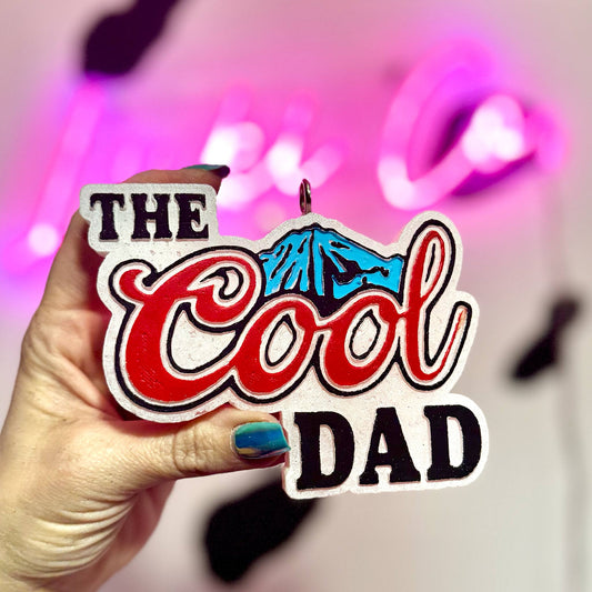 The Cool Dad -Black- Car Freshie