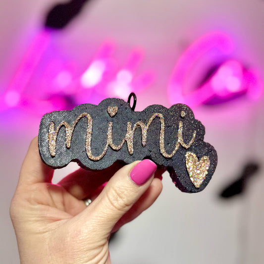 Black & Champagne Mimi - Car Freshie