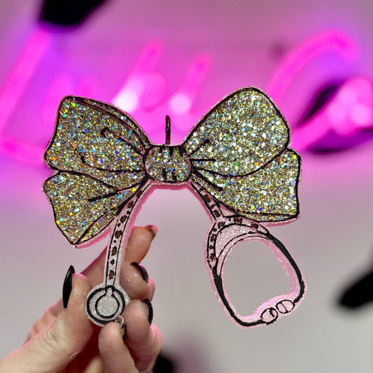 Stethoscope With Bow - Nurse Car Freshie