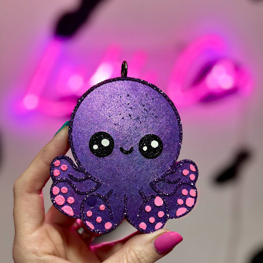 Purple Octopus - Car Freshie
