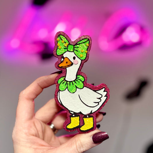 Goose In Rain Boots Car Freshie