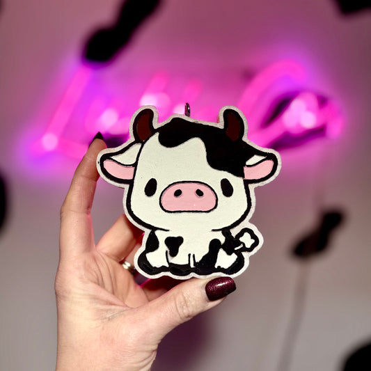 Cutie Cow Face Car Freshie