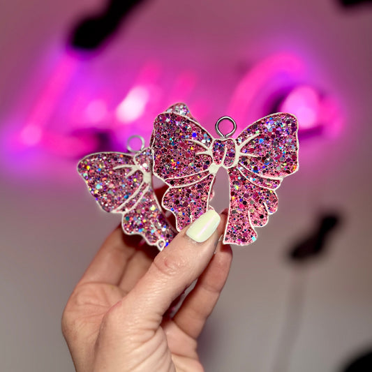 Pink Bow Vent Clip Car Freshies