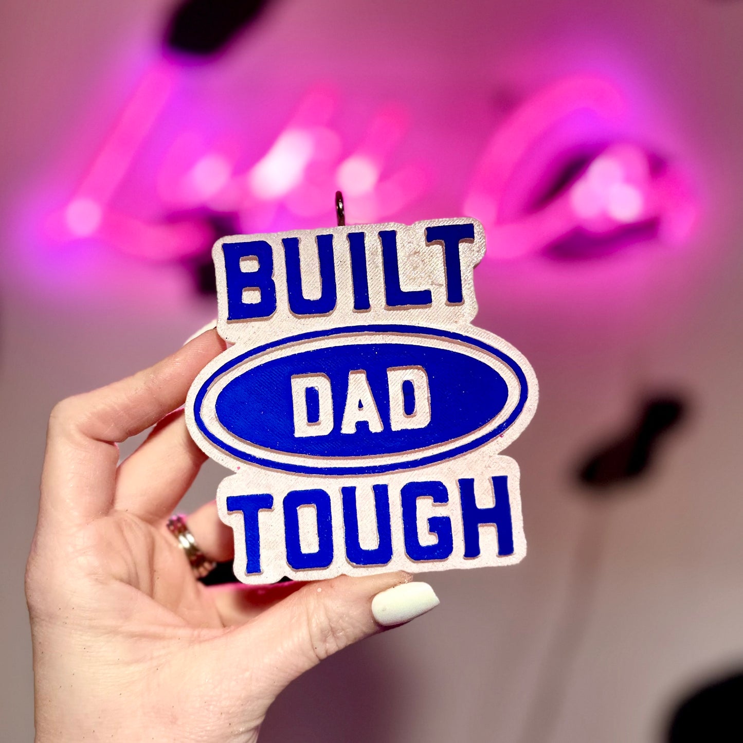 Built Dad Tough Car Freshie