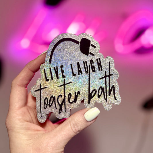 Live Laugh Toaster Bath Car Freshie
