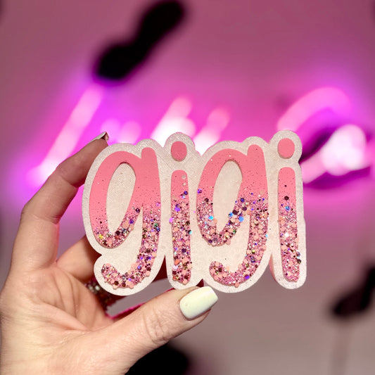 Pink Ombre Gigi Car Freshie