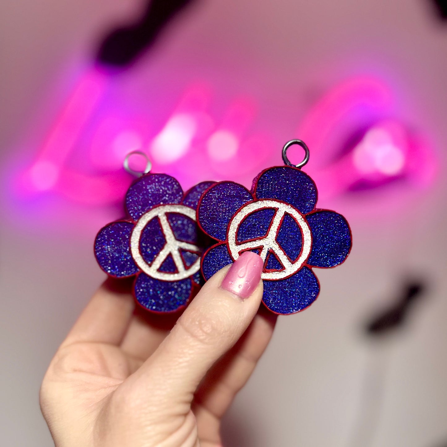 American Peace Flowers Vent Clip Car Freshie