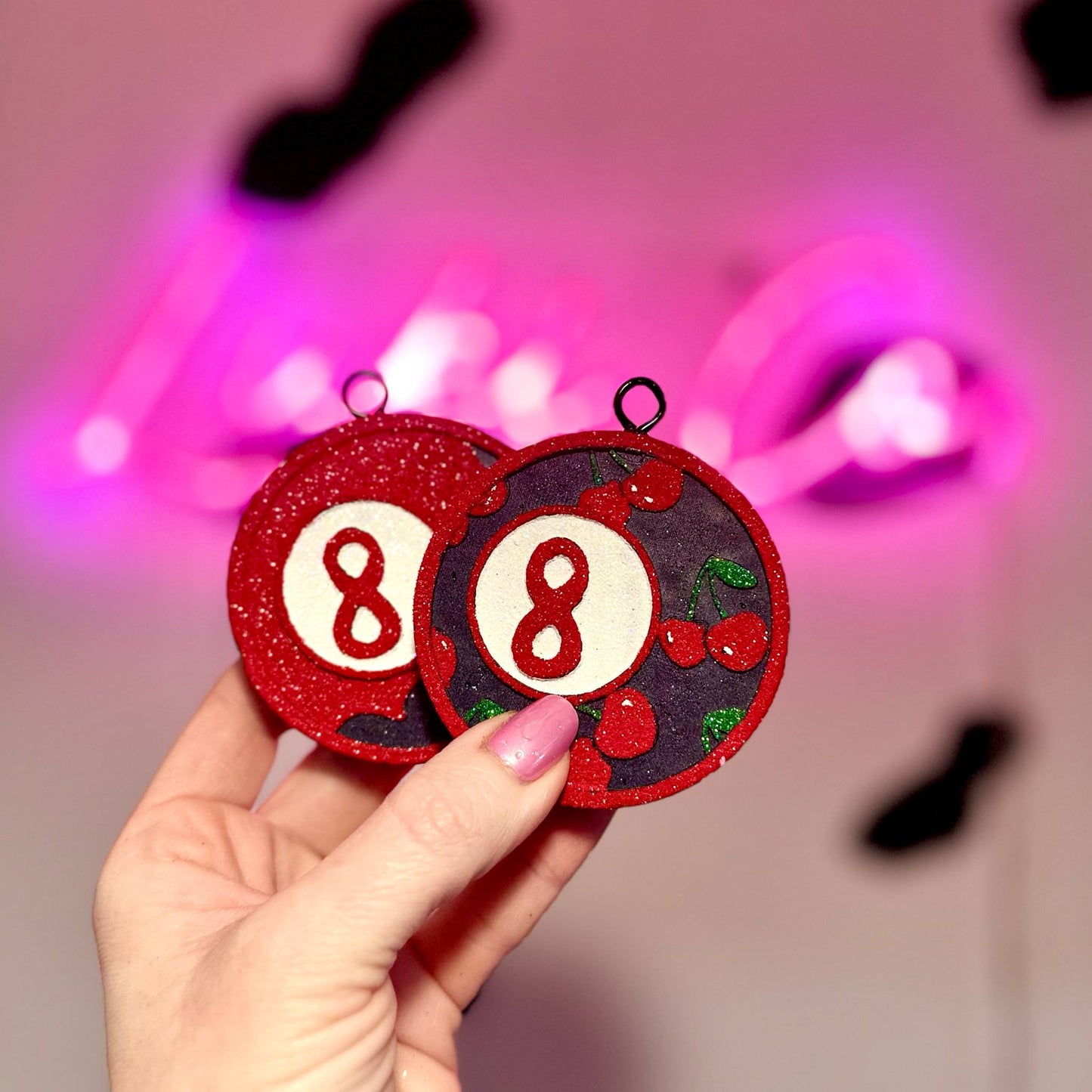 8 Ball Cherry Vent Clip Freshies