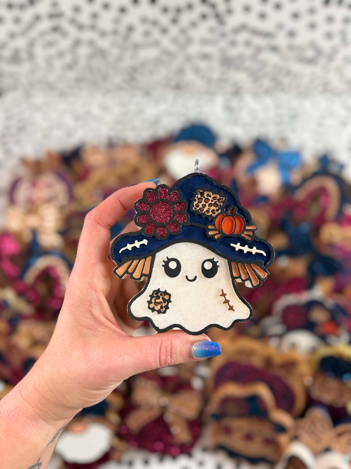 Fall Ghost Car Freshie