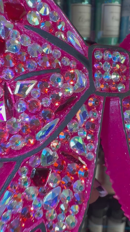 Rhinestone Bow Car Freshie
