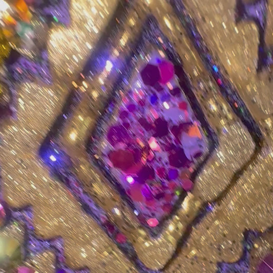 Calypso Rhinestoned Bull Skull  Car Freshie