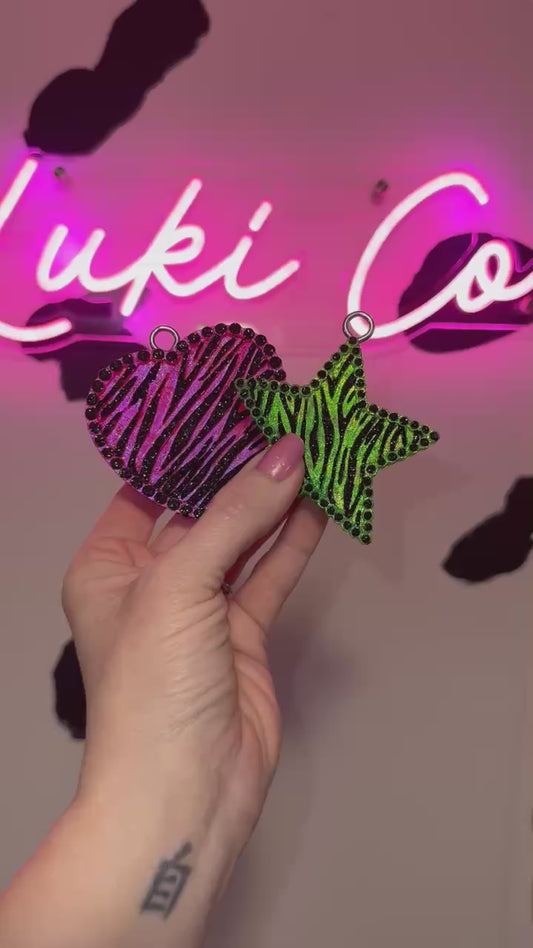 Zebra Neon Vent Freshies